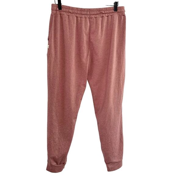 Vuori Performance Jogger Women XL? Heather Pink High Waist Athleisure - Picture 2 of 5